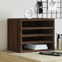 vidaXL dueslag 36x26x29,5 cm konstrueret træ brun egetræsfarve