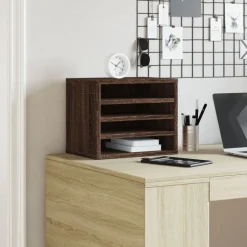 vidaXL dueslag 36x26x29,5 cm konstrueret træ brun egetræsfarve