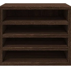 vidaXL dueslag 36x26x29,5 cm konstrueret træ brun egetræsfarve