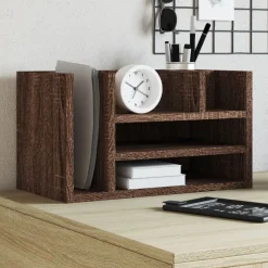 vidaXL dueslag 44,5x24x25 cm konstrueret træ brun egetræsfarve