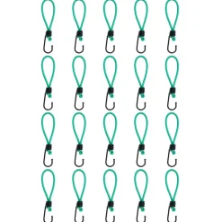 vidaXL elastiksnore med kroge 20 stk. 15 cm