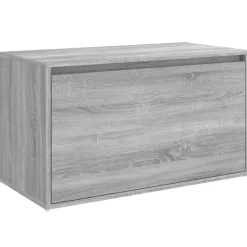 vidaXL entrébænk 80x40x45 cm konstrueret træ grå sonoma-eg