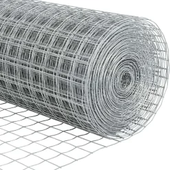 vidaXL Euro Hejn 0,4 x 10 m PVC-belagt jern