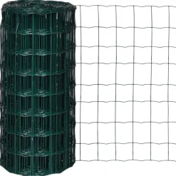vidaXL eurohegn 10 x 0,8 m stål grøn