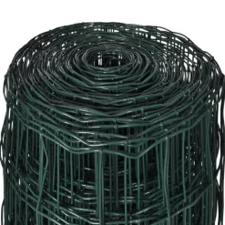 vidaXL eurohegn 10 x 0,8 m stål grøn
