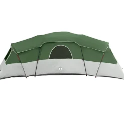 vidaXL Familietelt med tag med opbevaring Grøn 762 x 655 x 218 cm taft