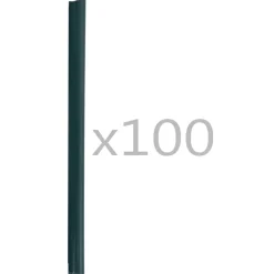 vidaXL fastgørelsesstrips til hegn 100 stk. PVC grøn