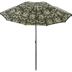 vidaXL Fisker Parasol Camouflage 240 x 210 cm Oxford polyester