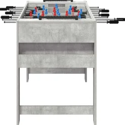 vidaXL Fodboldbord BetonGrå 125 x 60,5 x 80 cm Konstrueret træ