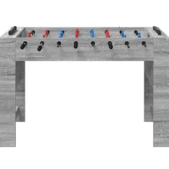 vidaXL Fodboldbord Grå Sonoma 125 x 60,5 x 80 cm Konstrueret træ