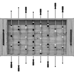 vidaXL Fodboldbord Grå Sonoma 146,5 x 74 x 85 cm Konstrueret træ