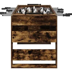 vidaXL Fodboldbord Røget Eg 146,5 x 74 x 85 cm Konstrueret træ