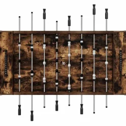 vidaXL Fodboldbord Røget Eg 146,5 x 74 x 85 cm Konstrueret træ