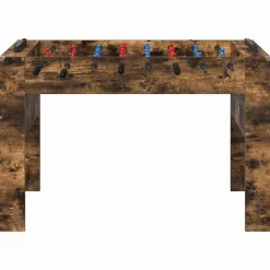 vidaXL Fodboldbord Røget eg 125 x 60,5 x 80 cm Konstrueret træ