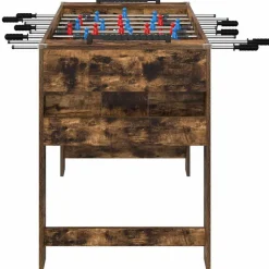 vidaXL Fodboldbord Røget eg 125 x 60,5 x 80 cm Konstrueret træ
