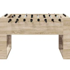 vidaXL Fodboldbord Sonoma eg 146,5 x 74 x 85 cm Konstrueret træ
