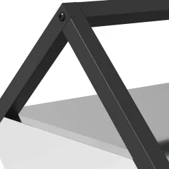 vidaXL Fodertrug til husdyr Sølv 111 x 76 x 38 cm Galvaniseret stål