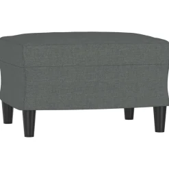 vidaXL fodskammel 60x50x41 cm stof Mørkegrå