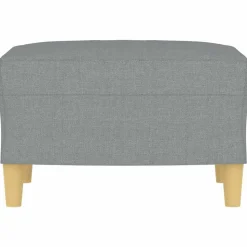 vidaXL fodskammel 60x50x41 cm stof grå