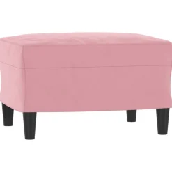 vidaXL fodskammel 60x50x41 cm velour pink