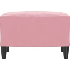 vidaXL fodskammel 60x50x41 cm velour pink