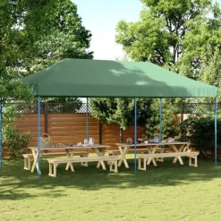 vidaXL foldbart pop up-festtelt 580x292x315 cm grøn