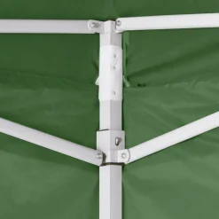 vidaXL foldbart telt med 2 vægge 3 x 3 m grøn