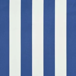 vidaXL foldemarkise 150x150 cm blå og hvid