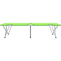 vidaXL Foldende Camping Seng Grøn 194 x 62,5 x 42,5 cm Oxford og Stål