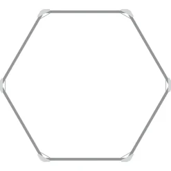 vidaXL forhøjet plantekasse 129x129x77 cm galvaniseret stål grøn