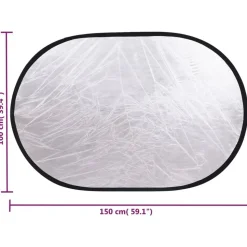 vidaXL fotostudiesæt med fotolampesæt + fotobaggrund og reflektor