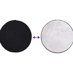 vidaXL fotostudiesæt med softbox-lamper + baggrund og reflektor