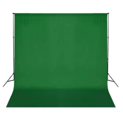 vidaXL fotostudieudstyr med lamper, paraplyer, baggrund og reflektor