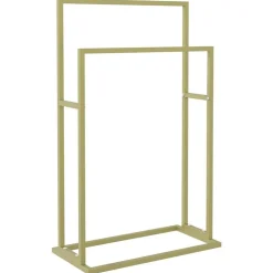 vidaXL fritstående håndklædeholder 48x24x78,5 cm jern guldfarvet