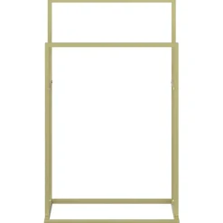vidaXL fritstående håndklædeholder 48x24x78,5 cm jern guldfarvet