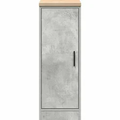 vidaXL Garageopbevaringsskab Beton Grå 30x51x85cm Massivt træ Fyrretræ