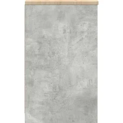 vidaXL Garageopbevaringsskab Beton Grå 30x51x85cm Massivt træ Fyrretræ