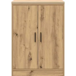 vidaXL Garageopbevaringsskab Håndværks eg 60x51x85 cm