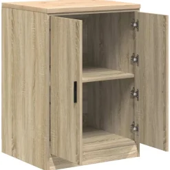 vidaXL Garageopbevaringsskab Sonoma eg 60x51x85cm Massivt træ Fyrretræ