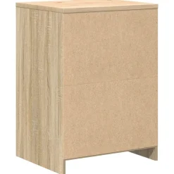 vidaXL Garageopbevaringsskab Sonoma eg 60x51x85cm Massivt træ Fyrretræ