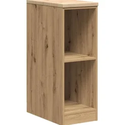 vidaXL Garageopbevaringsskab Håndværks eg 30x51x85 cm