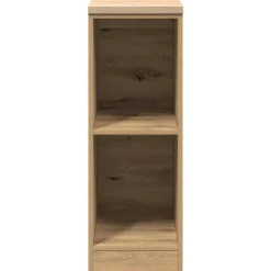 vidaXL Garageopbevaringsskab Håndværks eg 30x51x85 cm