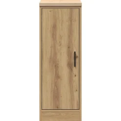 vidaXL Garageopbevaringsskab Håndværks eg 30x51x85 cm