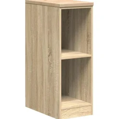 vidaXL Garageopbevaringsskab Sonoma eg 30x51x85cm Massivt træ Fyrretræ