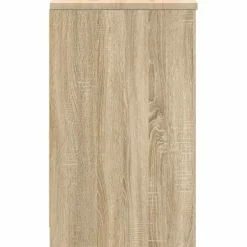vidaXL Garageopbevaringsskab Sonoma eg 30x51x85cm Massivt træ Fyrretræ
