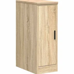vidaXL Garageopbevaringsskab Sonoma eg 30x51x85cm Massivt træ Fyrretræ
