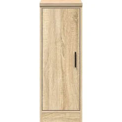 vidaXL Garageopbevaringsskab Sonoma eg 30x51x85cm Massivt træ Fyrretræ