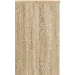vidaXL Garageopbevaringsskab Sonoma eg 30x51x85cm Massivt træ Fyrretræ