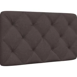 vidaXL gavlpude 80 cm stof mørkebrun