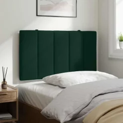 vidaXL gavlpude Hanko 80 cm velour mørkegrøn